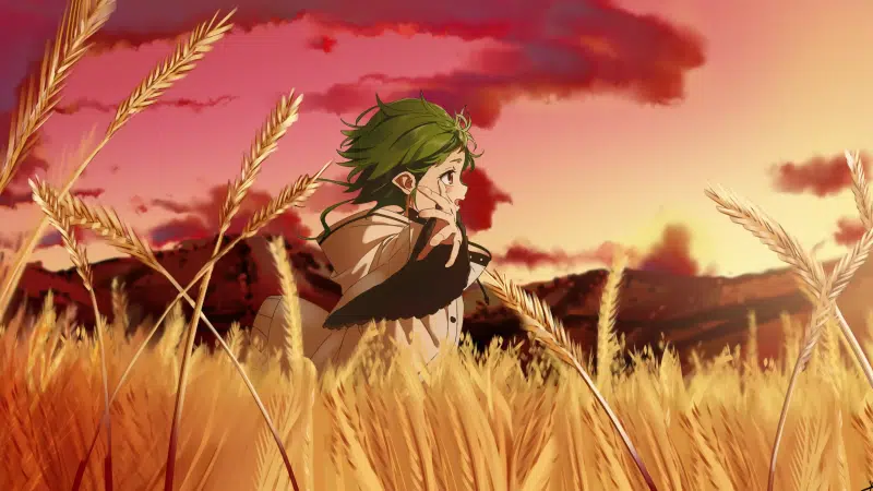 sylphiette, wheat field, reincarnation of the unemployed, anime, mushoku tensei, anime girls, arts Live Wallpaper