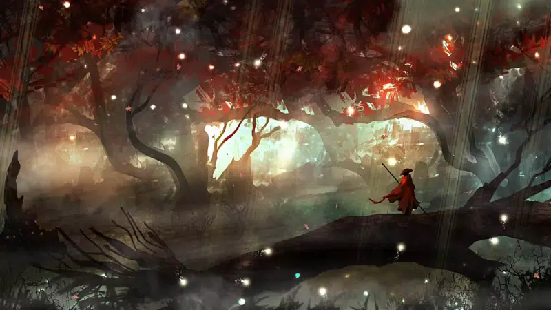 anime, spirit, forest, arts Live Wallpaper