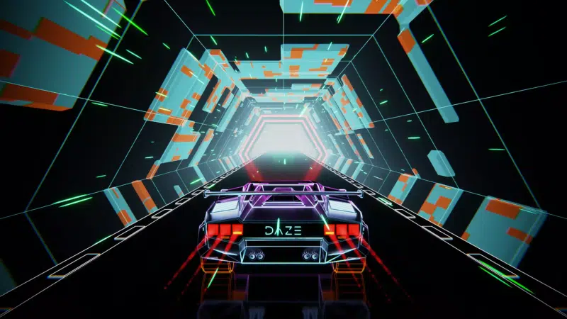neon lines, auto - moto, retro, tunnel, neon Live Wallpaper