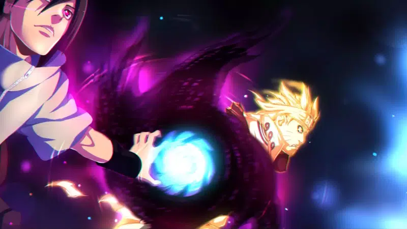 anime, sasuke uchiha, naruto uzumaki, rasengan, rinnegan, amaterasu, arts, naruto Live Wallpaper