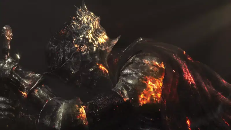 sword, armor, fire, games, dark souls, knight, arts, the chosen dead Live Wallpaper