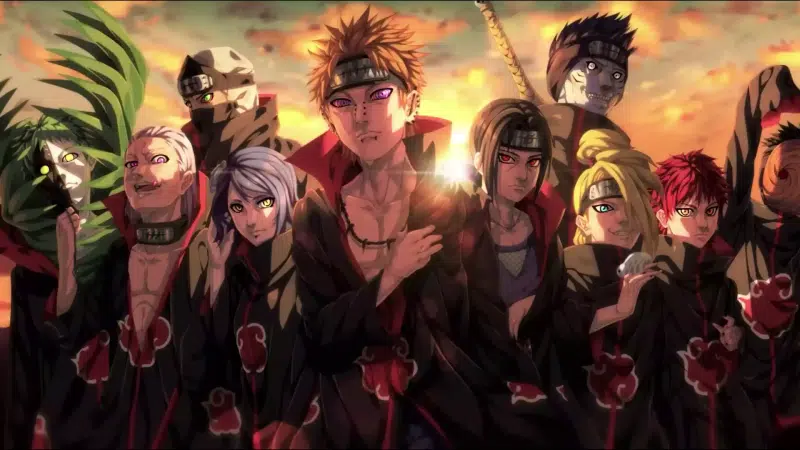deidara, toby, payne, conan, zetsu, kisame hoshigaki, obito uchiha, nagato, anime, kakuzu, akatsuki, arts, itachi uchiha, sunset, naruto, hidan, sasori Live Wallpaper
