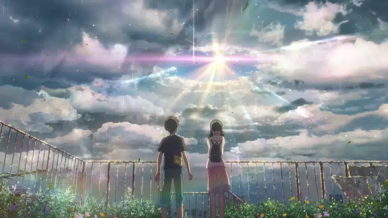 hina amano, anime girls, the weather child, arts, hodaka morishima, anime Live Wallpaper