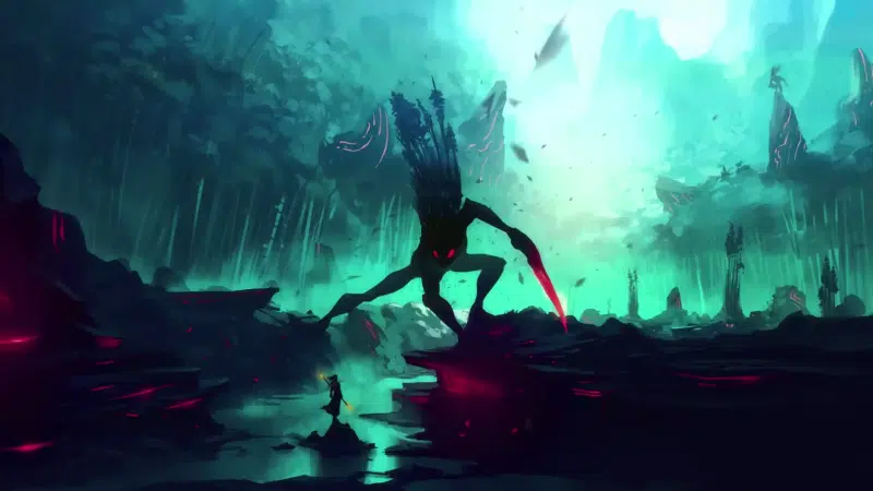 forest, arts, mysticism - horror, monsters, the blade, fantasy Live Wallpaper