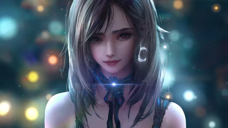 arts, nice girl, anime, tifa lockhart, anime girls, final fantasy, the last fantasy, games, beautiful girl Live Wallpaper