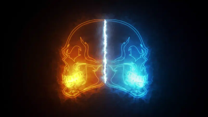 neon, skeleton, arts, skull Live Wallpaper