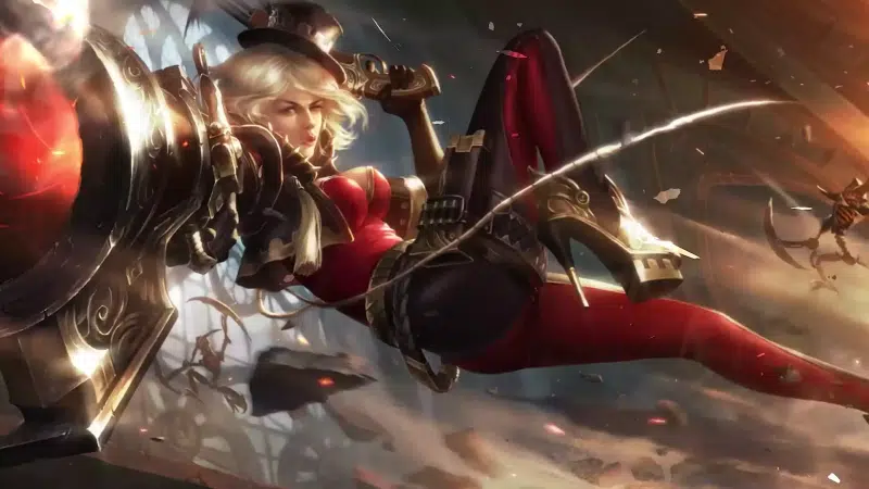 gunslinger, anime girls, weapon, anime, shooter, arts, games, revelation Live Wallpaper
