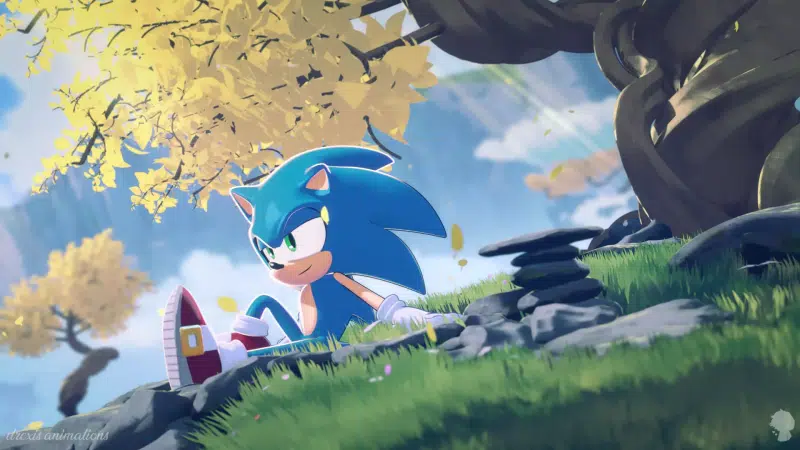 anime, petals, games, arts, rest, sonic Live Wallpaper