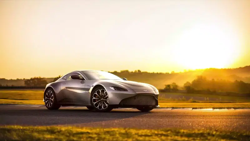 auto - moto, arts, aston martin db11, sunset Live Wallpaper