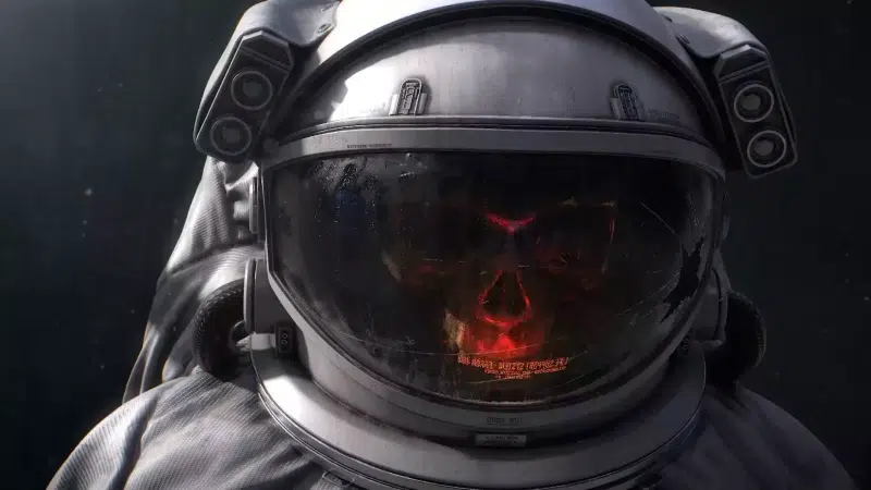 skull, mysticism - horror, skeleton, astronaut, arts Live Wallpaper