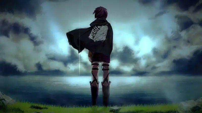 rain, anime, attack on titan, arts Live Wallpaper