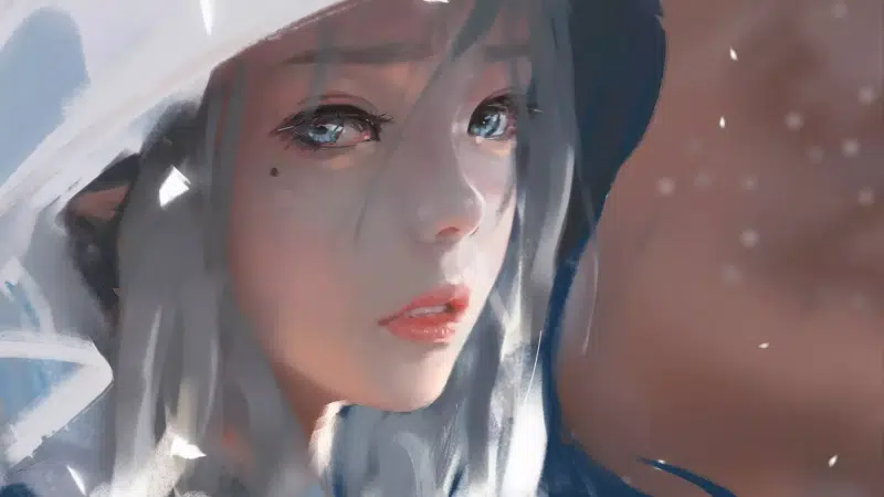 arts, beautiful girl, nice girl, elf, wlop Live Wallpaper