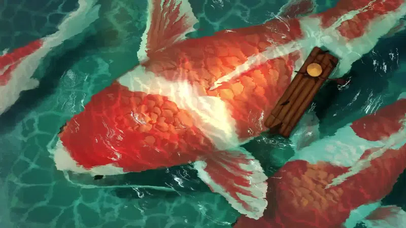 animals, fish, koi carp Live Wallpaper