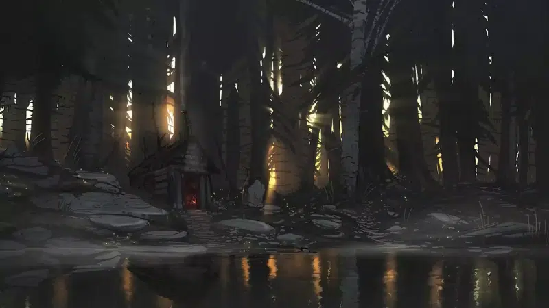 lake house, lake, forest, arts, landscapes - nature Live Wallpaper