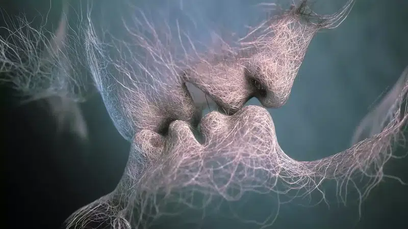a kiss, abstractions Live Wallpaper