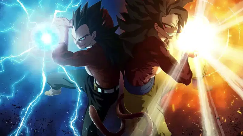 son goku, dragon pearl, vegeta, arts, anime Live Wallpaper