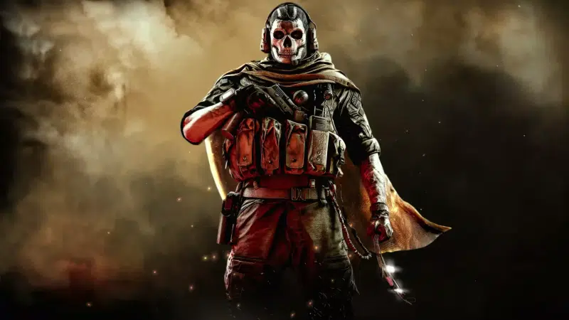 goust, games, call of duty, simon riley, weapon, mask, military uniform Live Wallpaper