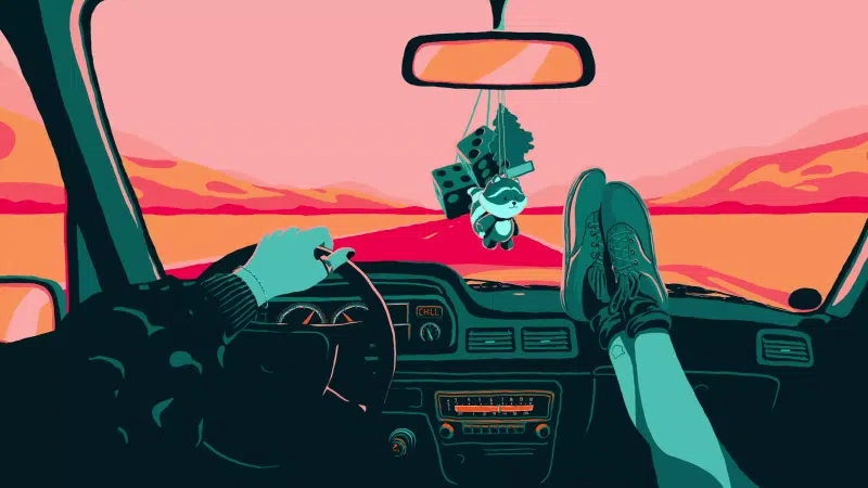 arts, driving, trip Live Wallpaper