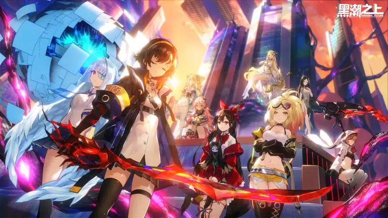 sword, arts, hakuro, elsa, stockings, cities, artio, unknown future, school uniform, isabella, games, mirai, scythe, saori, momoko, yao, anime girls, sumoya, Live Wallpaper