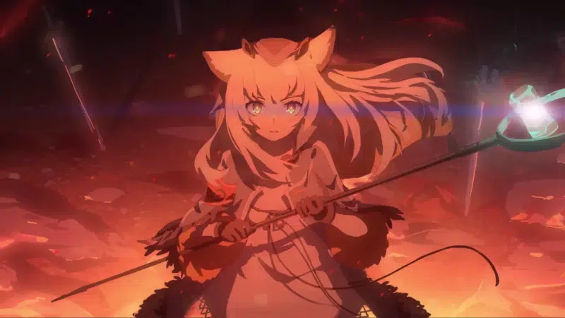 anime, staff, ptilopsis, games, arknights, anime girls, ears, arts Live Wallpaper