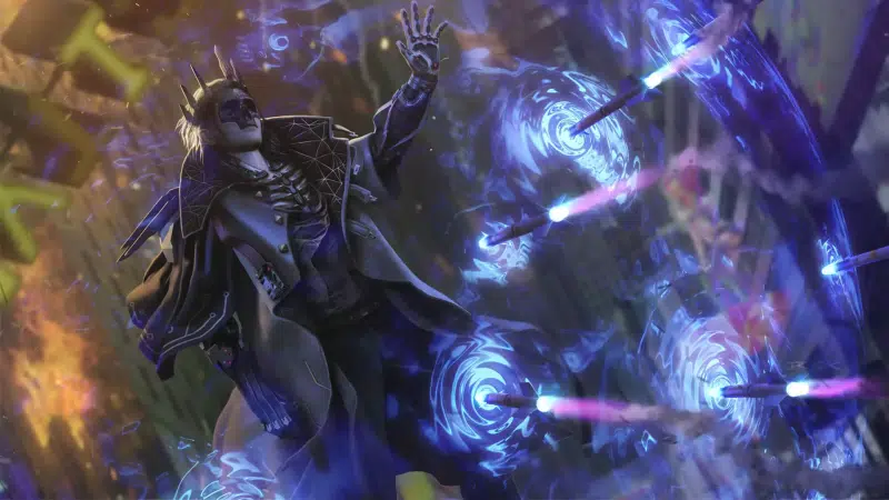 fantasy, eredin, magic barrier, arts, magic, cyberpunk Live Wallpaper