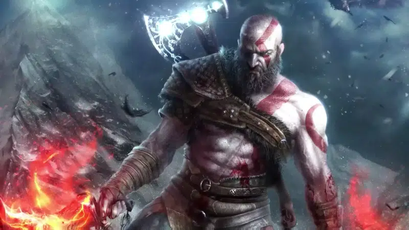 god of war, gow, the blade, god of war, axe, arts, axe, year of var, kratos, games Live Wallpaper