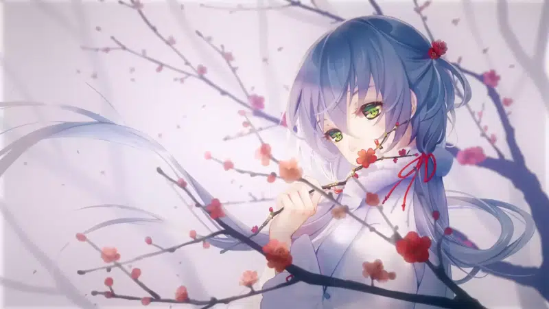tian and lo, anime, arts, nice girl, sakura, virtual singer, anime girls Live Wallpaper