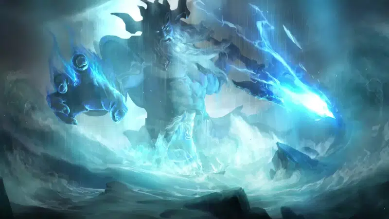 sea, horse, god, trident, arts Live Wallpaper