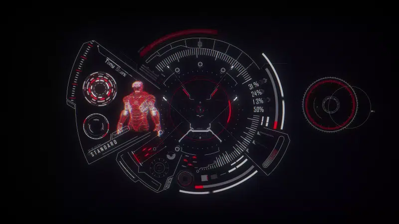 marvel, iron man, iron man hud, movies Live Wallpaper