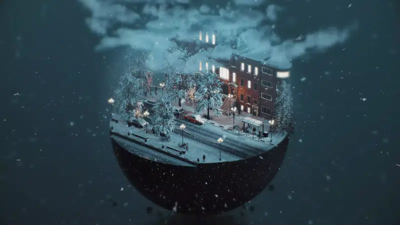 different, ball, winter, snow, sphere, snow sphere Live Wallpaper