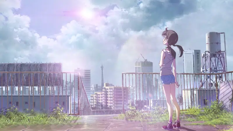 wind, anime girls, anime, arts, the weather child, hina amano, the rays of the sun, weathering with you, cities Live Wallpaper