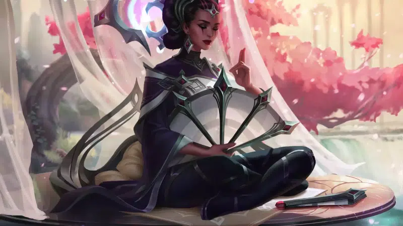 traditional karma, petals, karma, arts, anime girls, games, fan, anime, enlightened Live Wallpaper