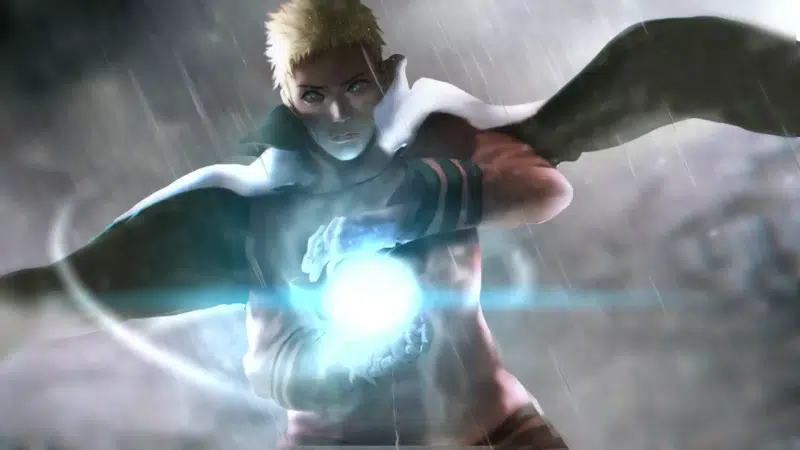 rasengan, naruto uzumaki, naruto, anime, arts, shinobi, rain Live Wallpaper