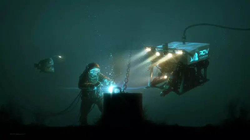 bottom, different, research under water, sea basin, sea, scuba diver Live Wallpaper