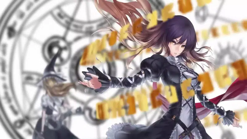 marisa kirisame, anime girls, byakuren hijiri, magic circle, anime, eastern anchorite bell tower: forbidden scrolls, arts, touhou suzunaan: forbidden scrollery, Live Wallpaper