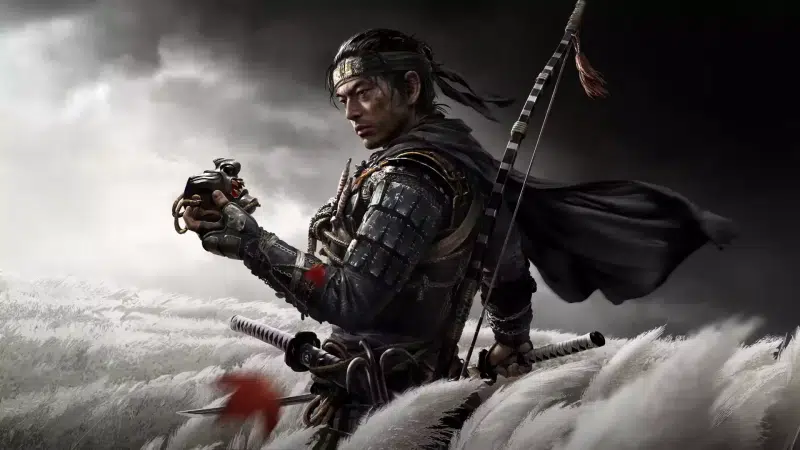 arts, onion, games, katana, the ghost of tsushima, ghost of tsushima, jin sakai, jin sakai, mask they, samurai Live Wallpaper