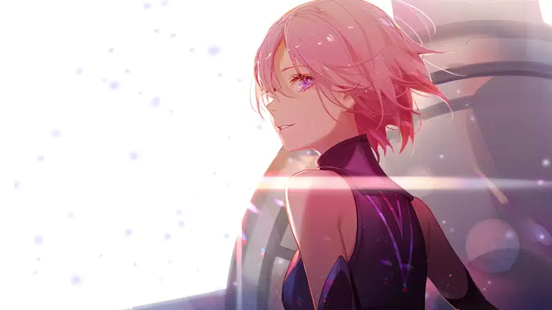 the rays of the sun, anime girls, arts, fate, anime, mash kyrielight Live Wallpaper