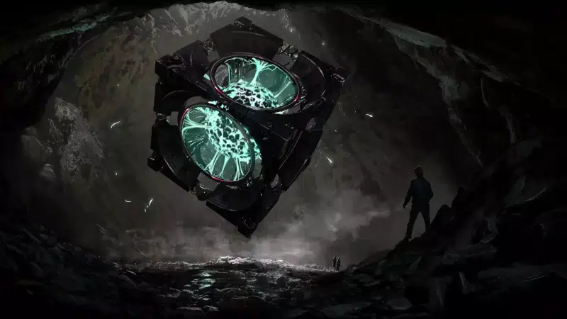 technological cube, technologies, fantasy, ancient technologies, technocube, cubes, alien technology Live Wallpaper