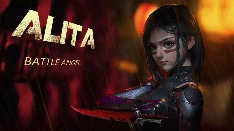 alita, knife, movies, android, rain, alita: battle angel, night, cyborg, alita: battle angel, robots, arts Live Wallpaper