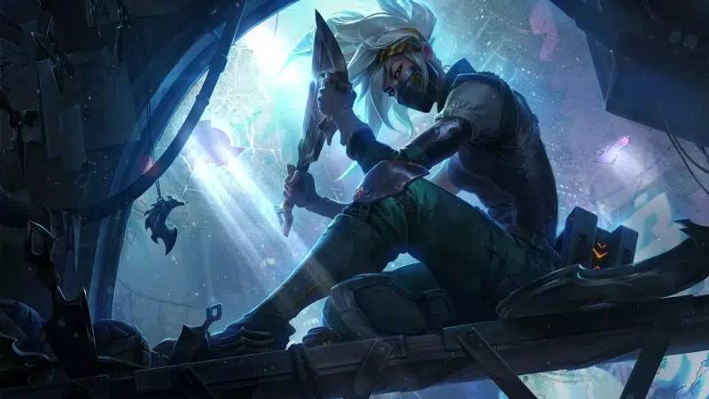 silverfang akali, akali, anime, arts, the rogue assassin, games, lol, akali silver fang, league of legends, anime girls, a free killer Live Wallpaper