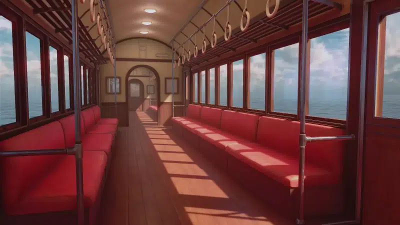 day, night, arts, a train, van Live Wallpaper