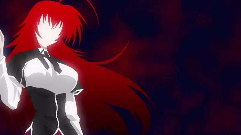 big breasts, a shadow, arts, anime, dhd, rias gremory, dxd, anime girls, high school demons Live Wallpaper