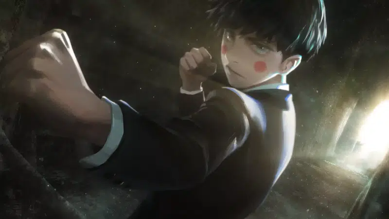 arts, ritsu kageyama, anime, school uniform, mob psycho 100, ritsu kageyama, fight, mob psycho 100, dimple, ekubo, ready to fight, dimple, ekubo Live Wallpaper