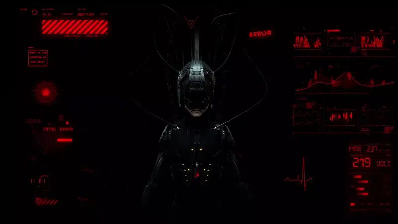 robots, black cyborg, android, artificial intelligence, ai, cyborg, fantasy, technologies Live Wallpaper