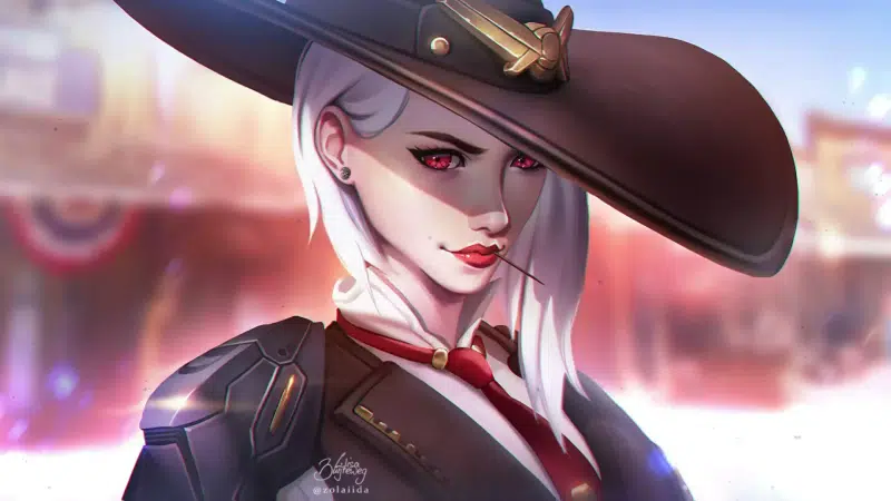 overwatch, my business is my rules, anime, elizabeth caledonia ash, elizabeth caledonia ashe, ashe, games, anime girls Live Wallpaper