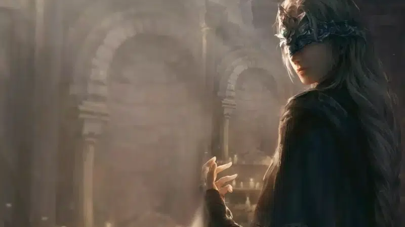 games, anime girls, anime, beautiful girl, fire keeper, the keeper of fire, dark souls, arts Live Wallpaper