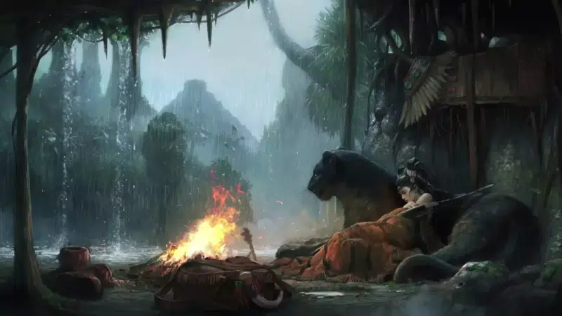 panther, forest, arts, queen of the jungle, jungle queen, forest Live Wallpaper