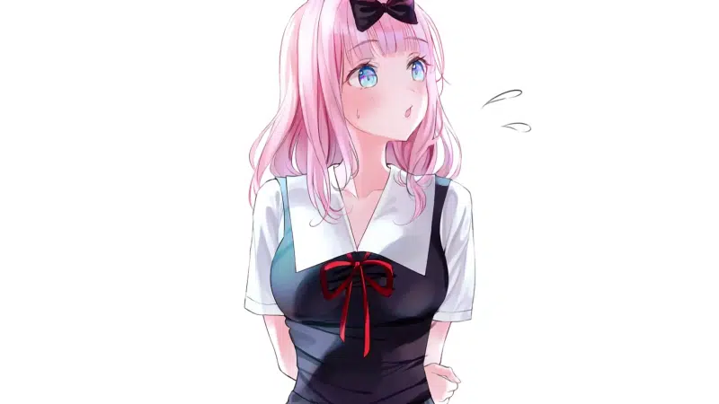 chika fujiwara, anime, chika fujiwara, school uniform, mrs. kaguya: in love as in war, kaguya-sama: love is war, chika fujiwara, anime girls Live Wallpaper