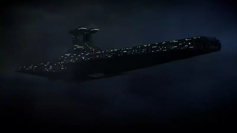 star destroyer, star wars, movies, night, the spaceship, thunderstorm, rain, arts, venator Live Wallpaper
