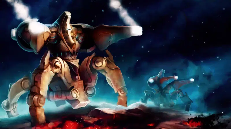 mecha, night, arts, starcraft 2, robots, games, force field, immortal, sparks Live Wallpaper